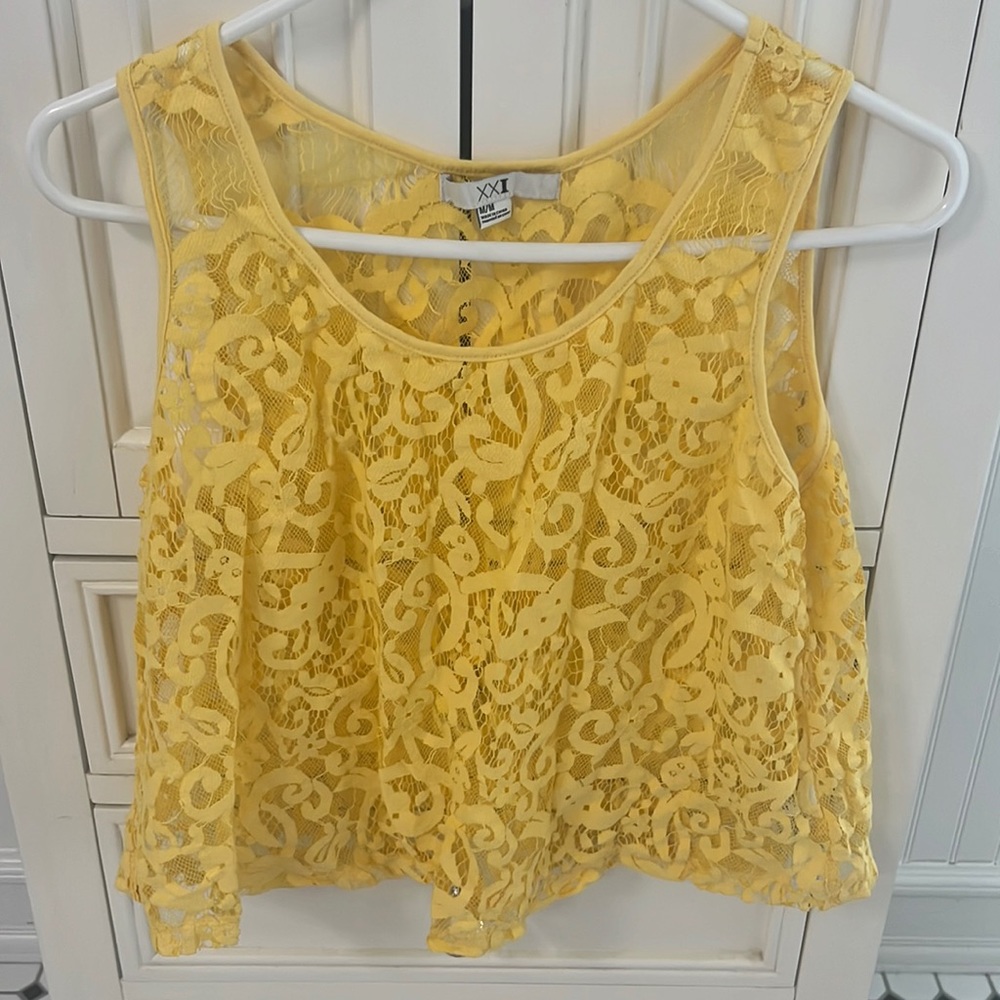 Forever 21 Lace Crop Top